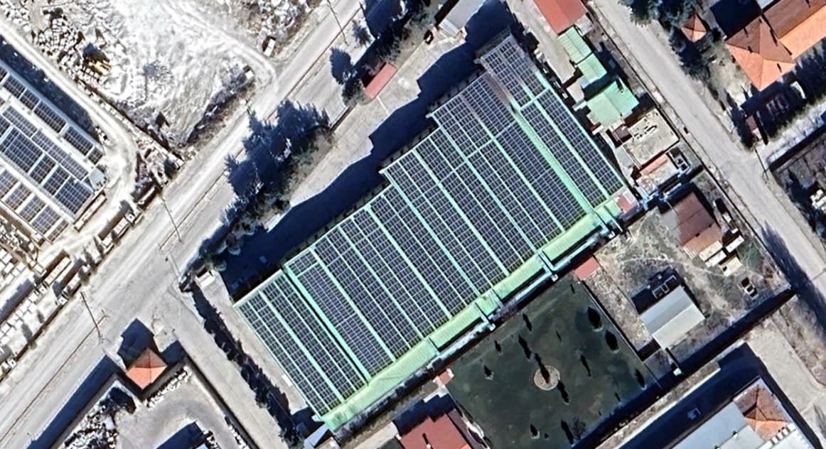 Burdur 950 KWp Çatı GES Projesi